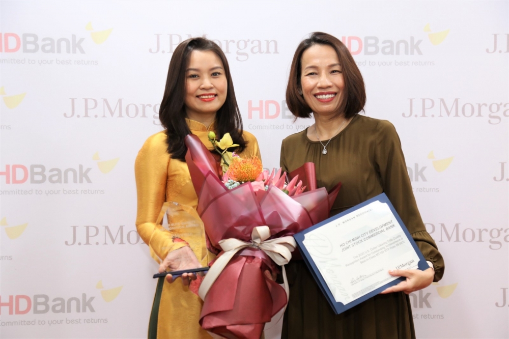 HDBank nhận Giải thưởng Chất lượng Thanh toán quốc tế xuất sắc 3 năm liên tiếp