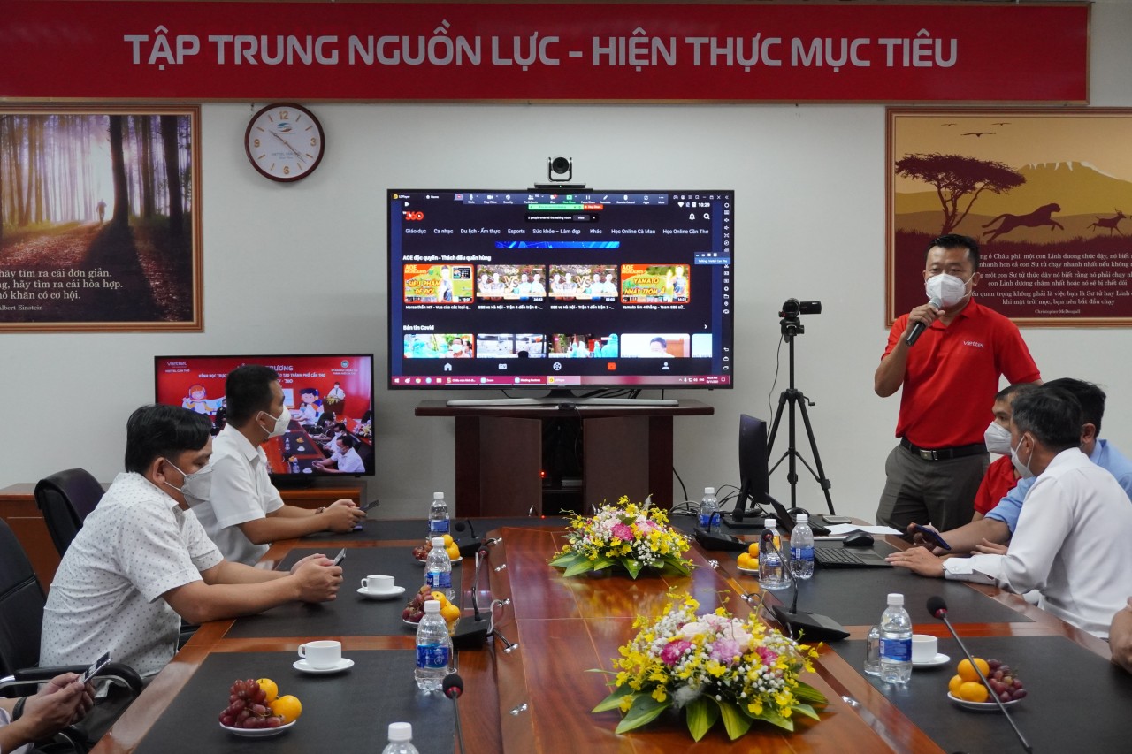 Cần Thơ, đưa vào vận hành kênh học trực tuyến trên nền tảng Viettel TV