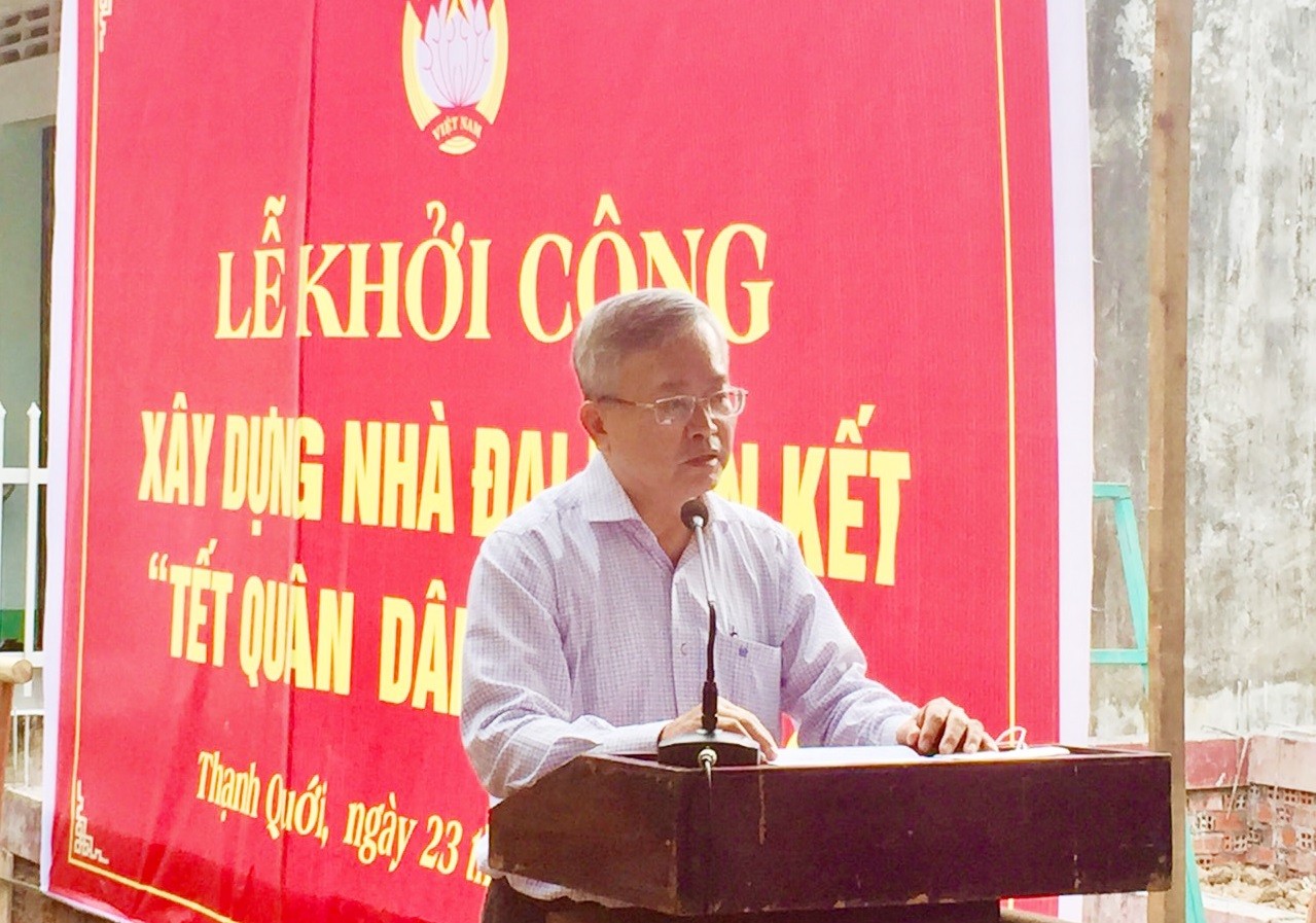 Cần Thơ: Khởi công 30 nhà Đại đoàn kết cho người nghèo dịp Tết Quân - Dân 2022