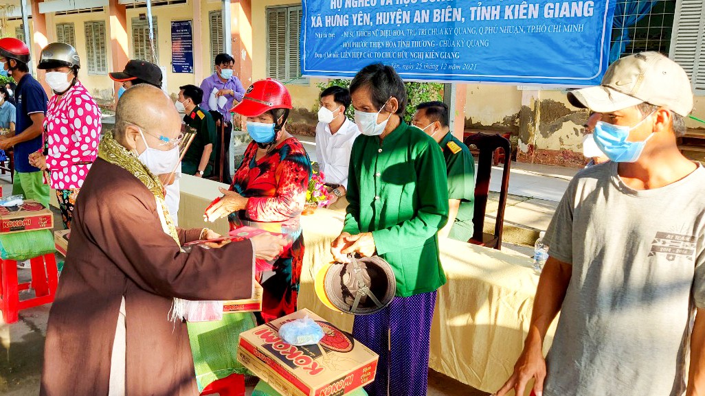 Khánh thành cầu giao thông nông thôn do Liên hiệp Kiên Giang vận động tài trợ