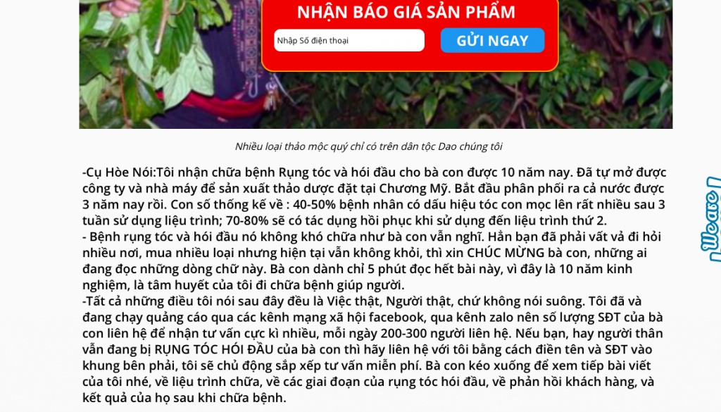 tinh dau hyra moc toc gia truyen ba hoe quang cao sai su that co dau hieu lua dao