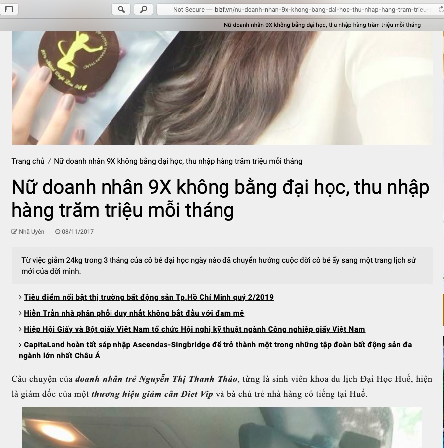 nu doanh nhan thanh dat nghi lap cong ty ma ban giam can diet vip dau hieu tron thue