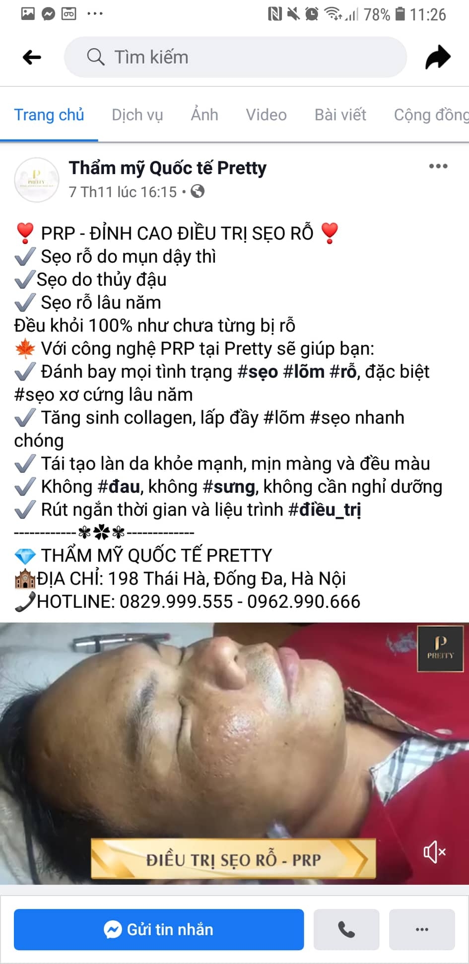 vien tham my quoc te pretty lam hong da mat cua ca sy noi tieng
