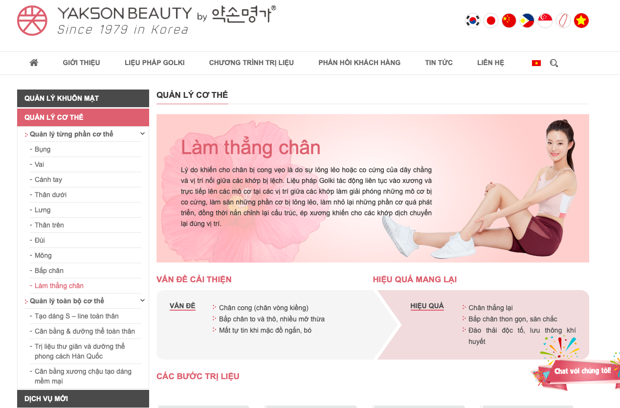 yakson beauty co the nan thang chan khong can phau thuat