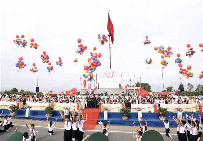 Quang cảnh buổi lễ. Ảnh: Thống Nhất/TTXVN