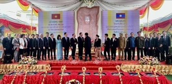 ton tao khu di tich lich su chu tich ho chi minh tai savannakhet lao