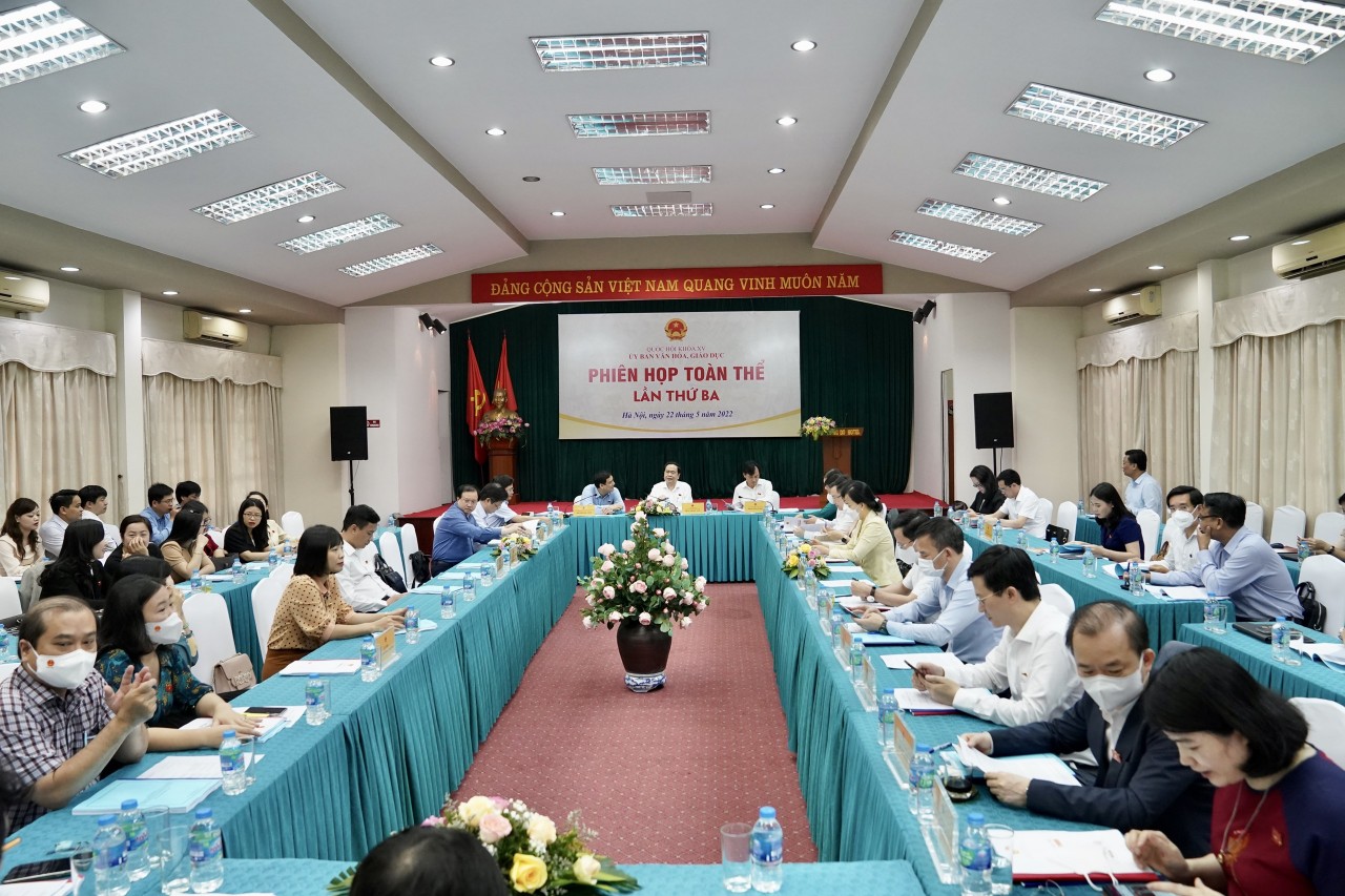 Toàn cảnh phiên họp. Ảnh: Cổng TTĐT Quốc hội.
