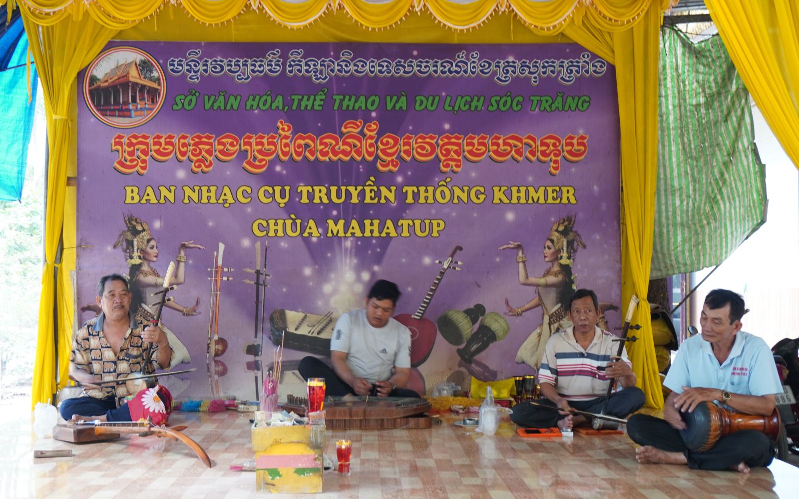 Ngắm những ngôi chùa có kiến trúc độc đáo của người Khmer tại Sóc Trăng Chú thích ảnh