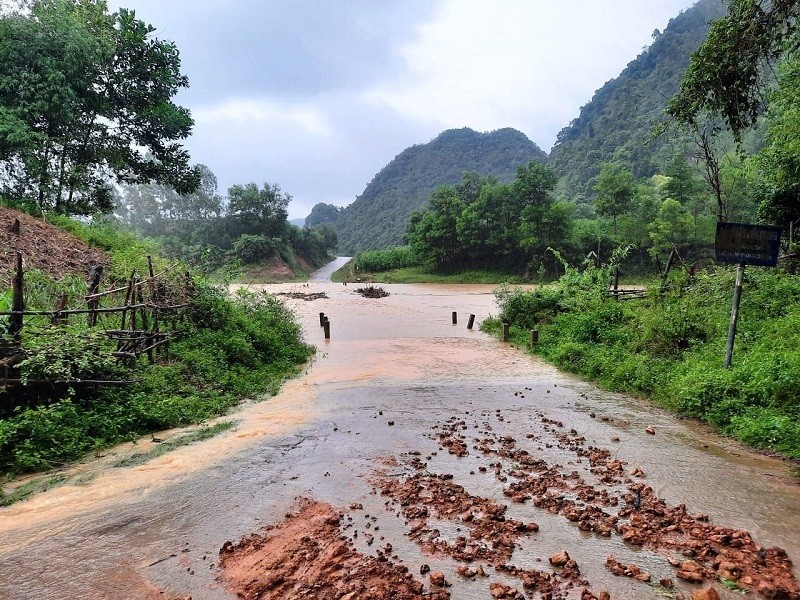 Nguy cơ xảy ra lũ quét, sạt lở đất tại Tây Nguyên và ngập úng tại các khu vực trũng, thấp.