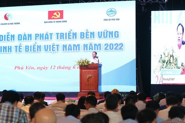 Diễn đàn thảo luận nhiều giải pháp phát triển kinh tế biển bền vững - Ảnh: VGP