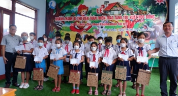 Zhi-Shan khánh thành thư viện, trao 100 suất học bổng cho học sinh khó khăn ở Quảng Ngãi