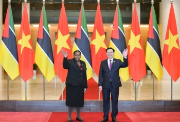 chu tich quoc hoi vuong dinh hue chu tri le don chinh thuc chu tich quoc hoi mozambique