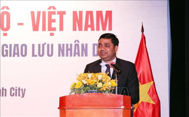 Ông Madan Mohan Sethi, Tổng Lãnh sự Ấn Độ tại TP.HCM phát biểu.