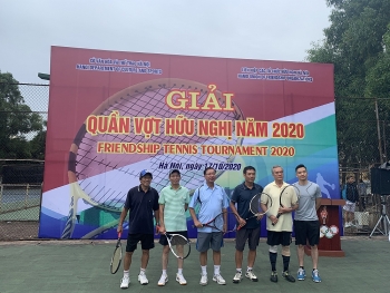 100 tay vợt không chuyên tham gia Giải đấu quần vợt hữu nghị 2020