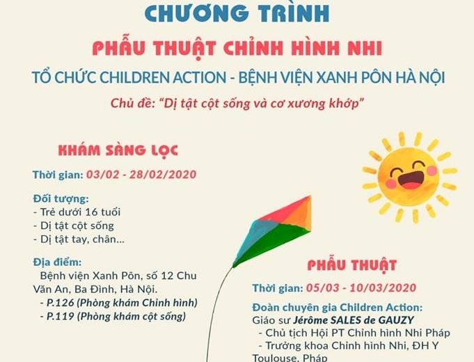 children action kham va phau thuat cho tre bi di tat cot song co xuong khop