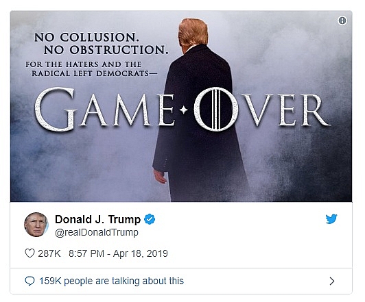 bao cao mueller minh oan cho ong trump ket luan khong co su thong dong voi nga