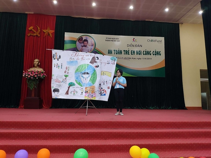 childfund giup tre em bac kan the hien tieng noi va quyen tham gia
