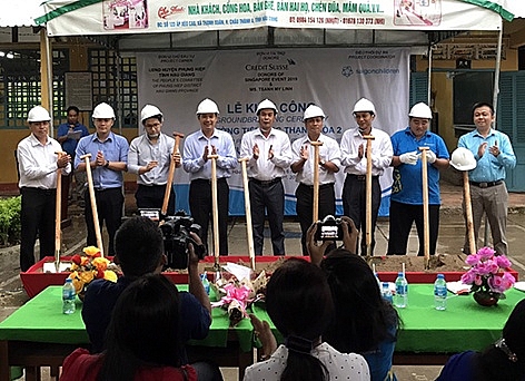 to chuc scc cai tao truong hoc tam bo tai xa ngheo hau giang