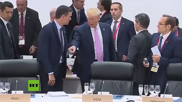 nhung hanh dong thu vi cua tong thong trump tai ngay dau tien hoi nghi g20