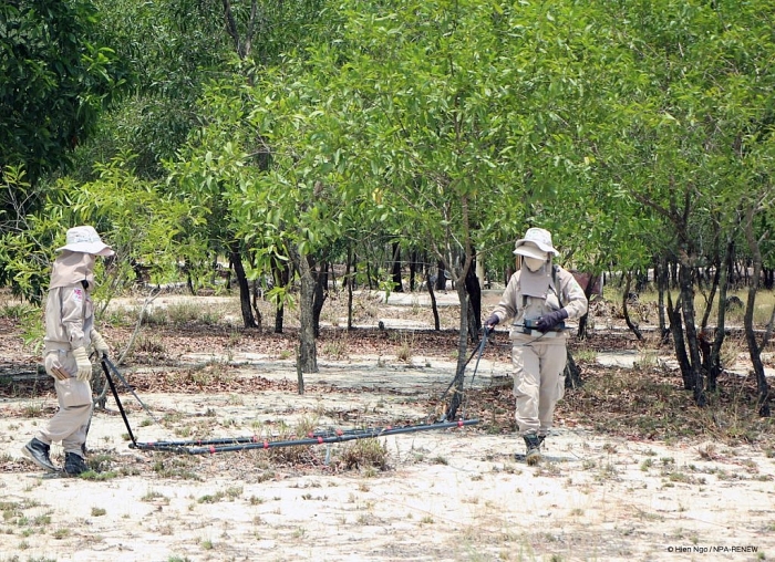 hoi thao khu vuc ve khao sat dau vet bom dan chum lan dau tien to chuc tai quang tri