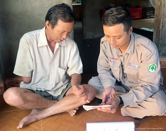 du an nparenew bat dau khao sat dau vet bom min tai tpdong ha quang tri