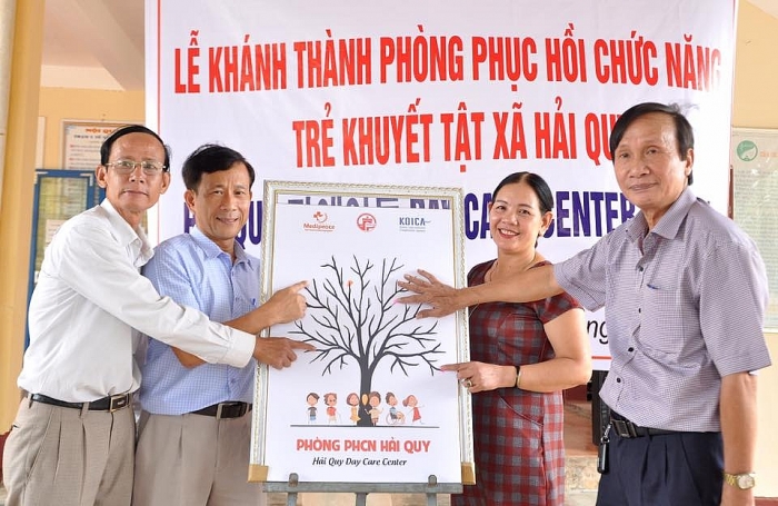 medipeace xay phong phuc hoi chuc nang cho tre khuyet tat thu 9 tai quang tri