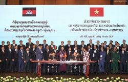Công tác phân giới cắm mốc biên giới góp phần tăng cường quan hệ hữu nghị, hòa bình, hợp tác phát triển Việt Nam - Campuchia