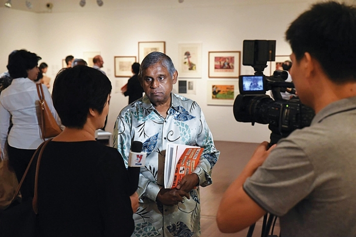 hinh anh nguoi linh viet nam trung bay giua long singapore