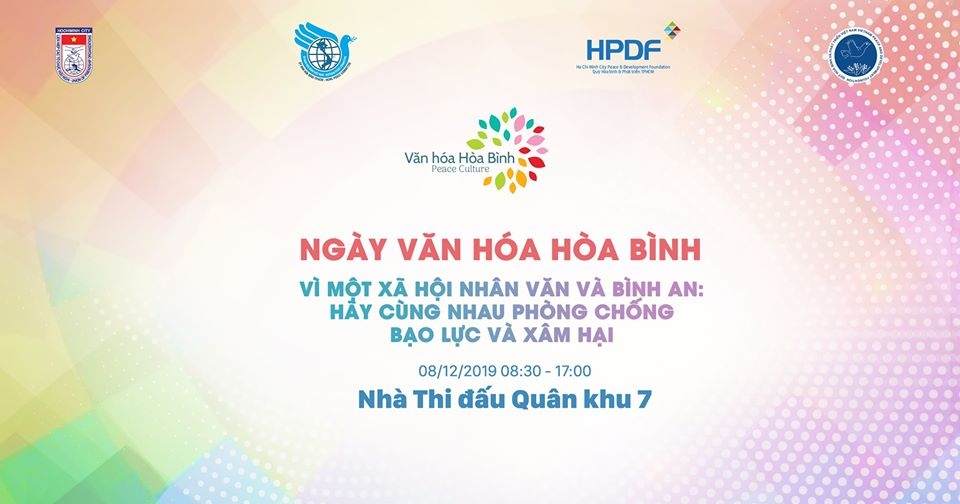 ngay van hoa hoa binh 2019 keu goi phong chong bao luc va xam hai