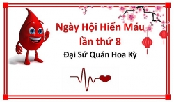 Đại sứ quán Mỹ tại Hà Nội tổ chức Ngày hội hiến máu nhân đạo lần thứ 8