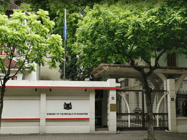 dia chi dai su quan singapore tai viet nam
