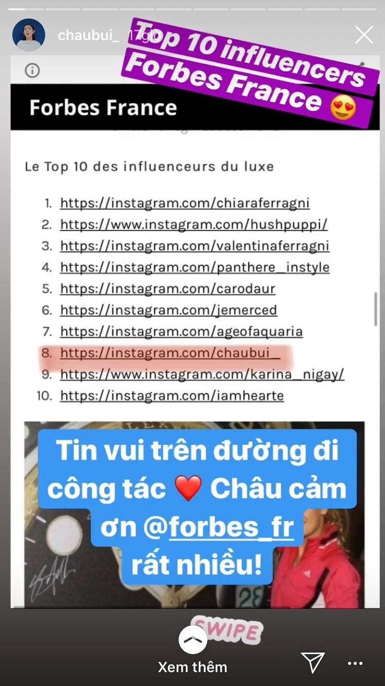 chau bui lot top 10 fashionsita co suc anh huong cua forbes phap