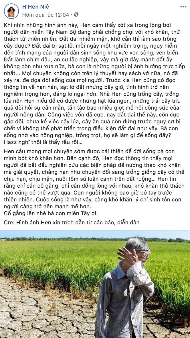 tin tuc giai tri sao viet hom nay 133 loat nghe si viet keu goi ung ho ba con mien tay vung han man