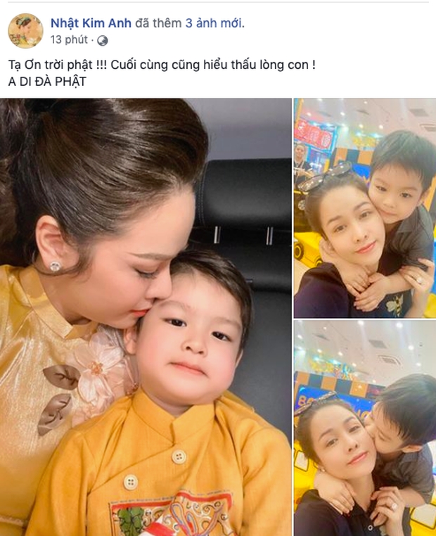 tin tuc giai tri sao viet hom nay 244 nhat kim anh dang anh cung con sau khi thang kien chong cu