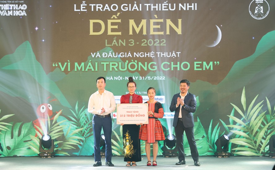 Trao giải thưởng thiếu nhi Dế Mèn lần thứ ba: Không có giải thưởng lớn