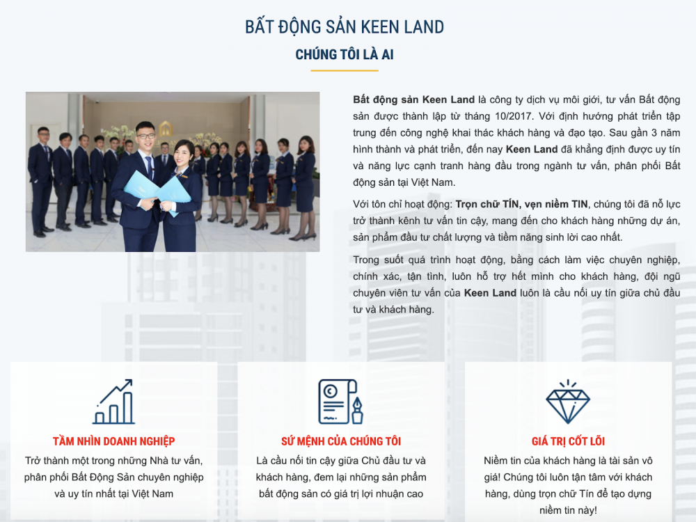 Keen Land - Trọn chữ tín, vẹn niềm tin