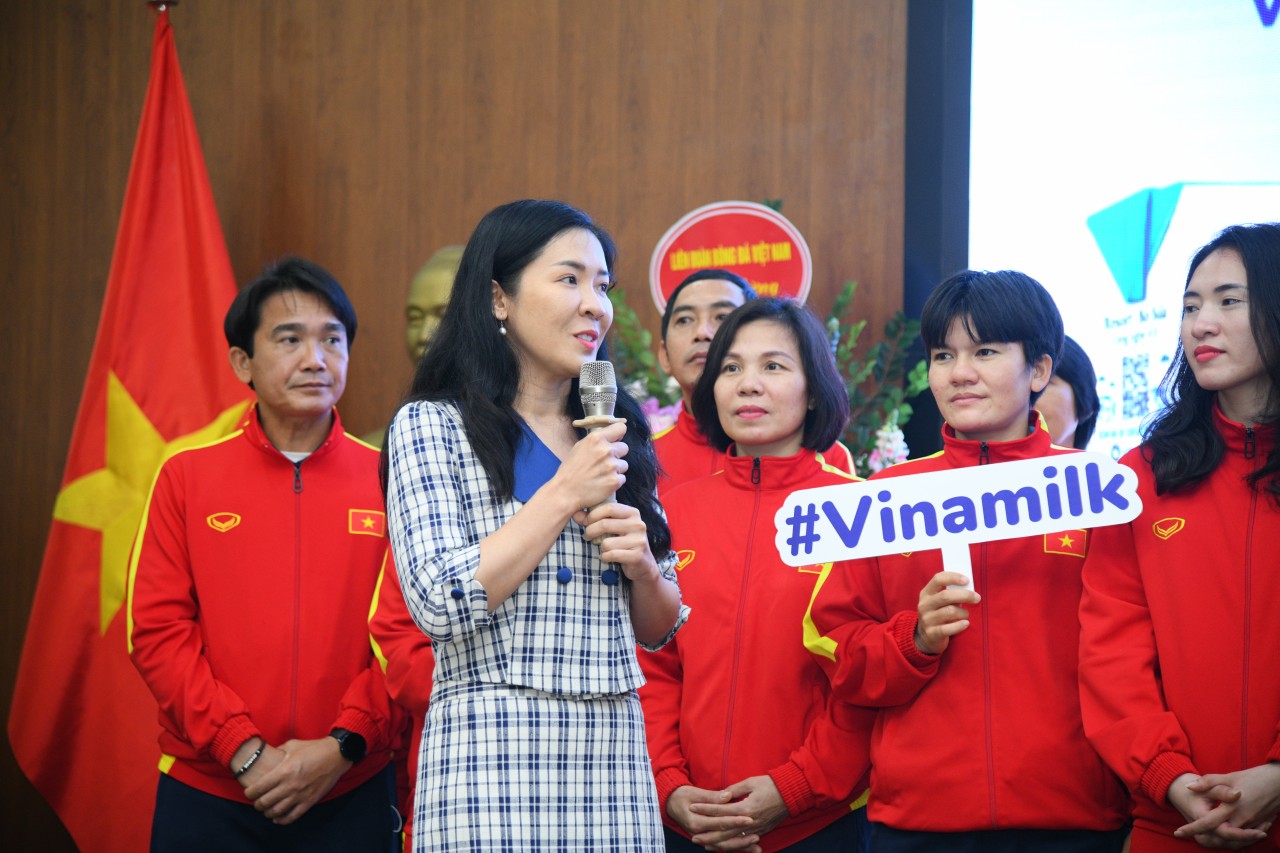 Nhà tài trợ Vinamilk trao thưởng lớn, mừng thành tích các "cô gái kim cương" của bóng đá Việt Nam