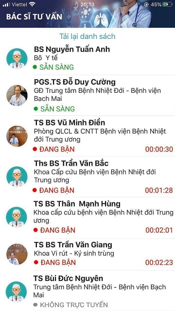 Ứng dụng COVID-19 ung dung covid 19