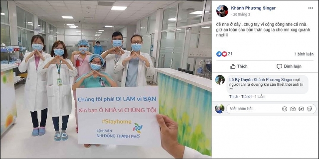 ca si khanh phuong keu goi tang suc de khang de bao ve ban than thoi co vy