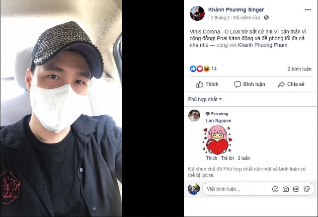 ca si khanh phuong keu goi tang suc de khang de bao ve ban than thoi co vy