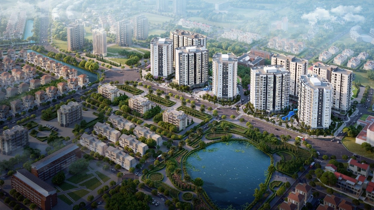 Le Grand Jardin ghi điểm với khách hàng nhờ mật độ xây dựng thấp (chỉ 39%), không gian sống xanh, gần gũi với thiên nhiên, hệ thống tiện ích đầy đủ.