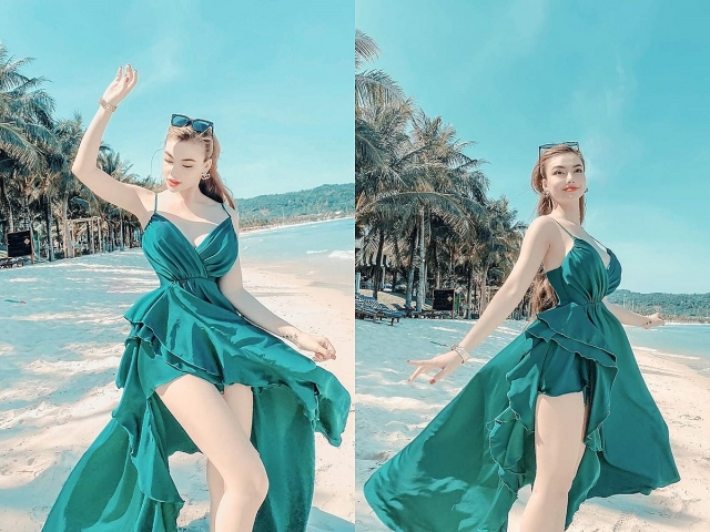 mau dam ho vai cua amber design cuon hut gioi tre viet