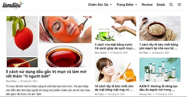 10 bước quy trình skincare được chia sẻ từ Làm Điệu