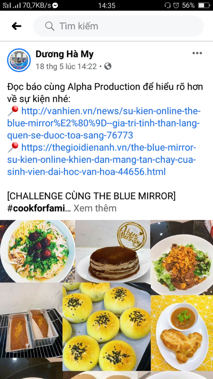 "The Blue Mirror": Khép lại những cung bậc cảm xúc của sinh viên ĐH Văn hóa the blue mirror khep lai nhung cung bac cam xuc cua sinh vien dh van hoa