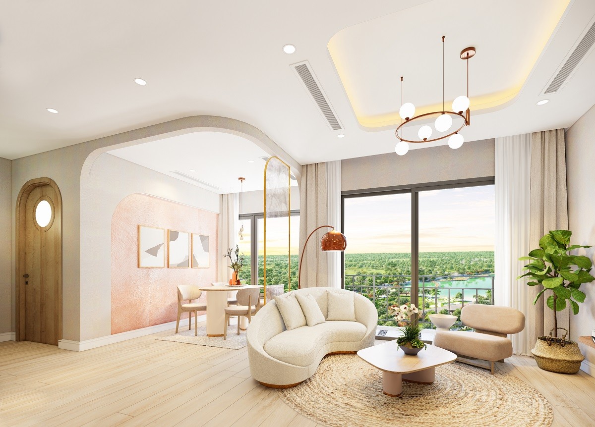Những căn hộ mang phong cách hiện đại, trẻ trung với không gian sống xanh  đang là mục tiêu tìm kiếm của thế hệ công dân 4.0. 