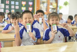 Sữa học đường TP. Hồ Chí Minh: Chương trình nhân văn đem lại nhiều niềm vui cho con trẻ