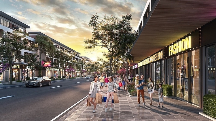 Khu phố thương mại sầm uất tại dự án TMS Homes Wonder World.