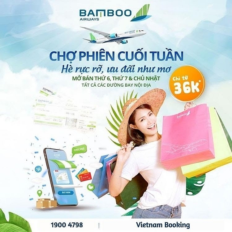 Vé máy bay nội địa Bamboo Airways - chỉ từ 36.000Đ 2540 hh1