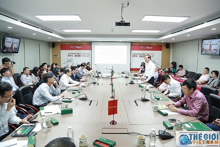 Toàn cảnh buổi làm việc. (Ảnh: Trung Hiếu)