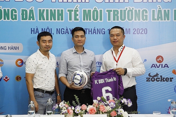 12 đội bóng mạnh tham dự Giải bóng đá Kinh tế Môi trường lần I-2020